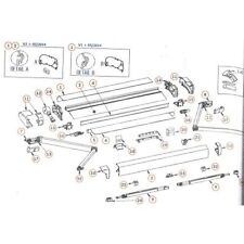 Plaque de rotation bras pour store pour stores Omnistore 6200 Thule...