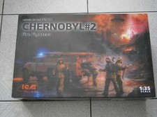 MAQUETTE CAMION RUSSE POMPIER AC-40 137A SOVIET CHERNOBYL #2 (ICM 35902) 1/35