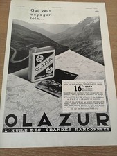 Publicité de 1934 - Huile de