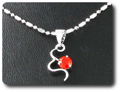 Pendentif rubis plaqué - 5, mm