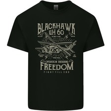 T-Shirt Enfant Blackhawk UH60 Hélicoptère Militaire De L'Armée
