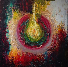 Peinture Abstraite "Le Cercle
