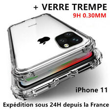 Coque Silicone +Verre Trempé pour iPhone 13 14 12 Pro MAX/11/X/XR 7 Protection