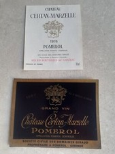 étiquettes vin,  Château