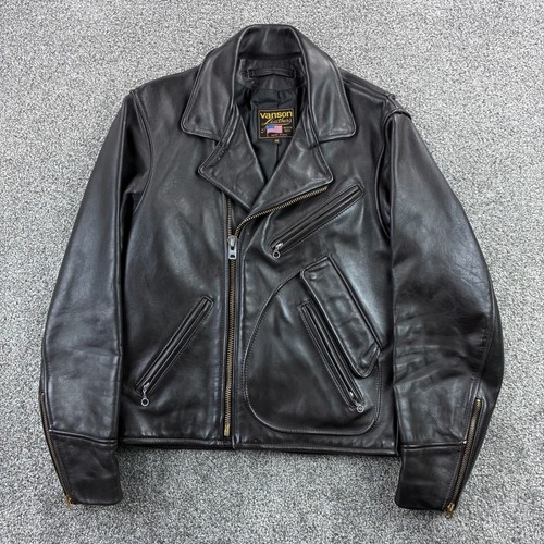 Vintage vanson leather jacket - vanson,