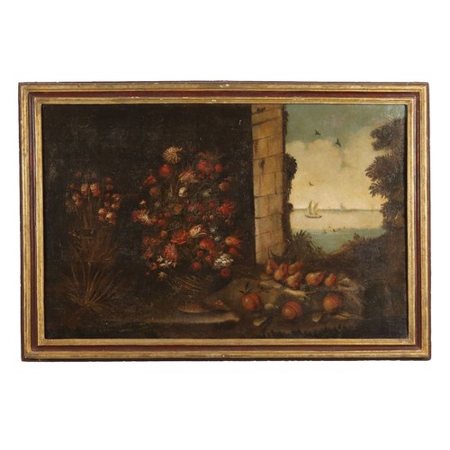 Tableau ancien avec nature - avec,
