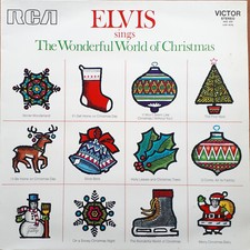 ELVIS PRESLEY SINGS THE WONDERFUL WORLD OF CHRISTMAS 33T LP RCA 443.031 NOEL