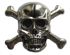Badge broche skull tête mort