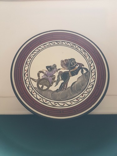 Assiette motif grec - motif, grec-