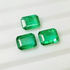lot de 3 Emeraudes de Zambie