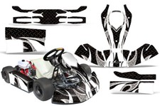 Autocollants Graphiques De Karting Pour JR CRG Cadet Bambino TRIBALFLAMES W K