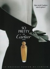 Publicité papier Parfum. Perfume ad. CARTIER So Pretty 1996