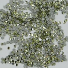 2012 SS5 J : 100 STRASS SWAROVSKI FOND PLAT 1,85mm JONQUIL