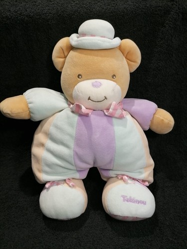 Doudou peluche ours couleurs - ,
