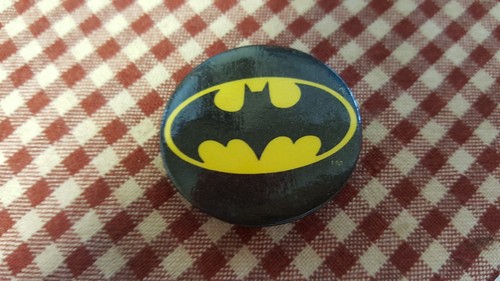 Vintage 90s batman button - vintage,