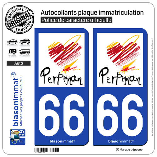 Stickers autocollant plaque - 2,