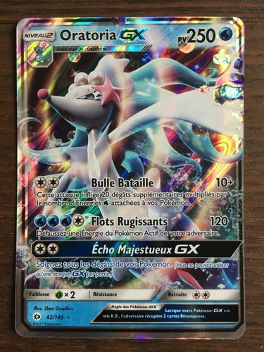 Carte pokémon oratoria - pokémon, gx