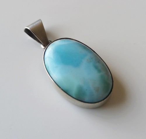 Pendentif larimar sur - pendentif,