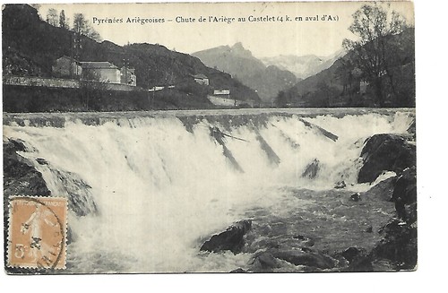 Chute l ariege au - ,