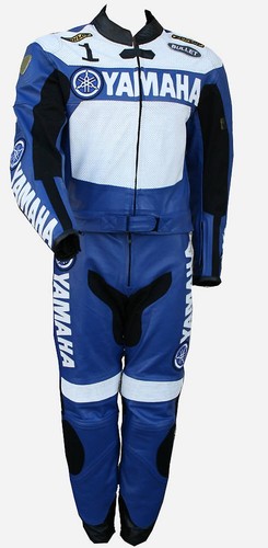 Homme moto cuir yamaha tenue - cuir,