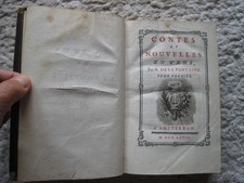 RARE CONTES ET NOUVELLES EN VERS DE LA FONTAINE CURIOSA EROTISME GRAV. 2/2 1767