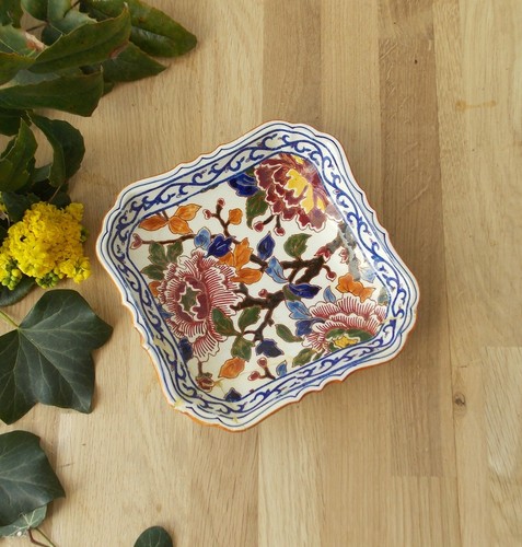 Ancien plat gien pivoione - ancien,