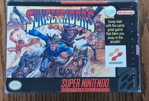 Sunset riders snes with - riders,