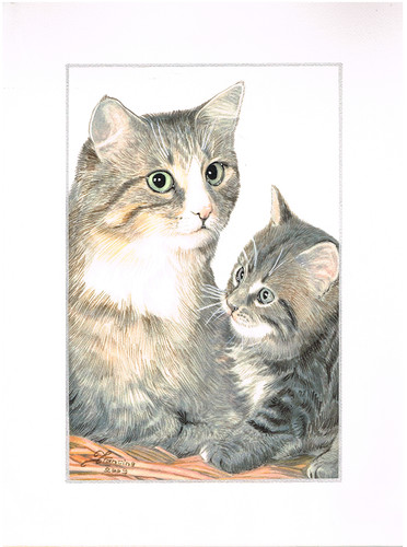 Peinture aquarelle originale - aquarelle,