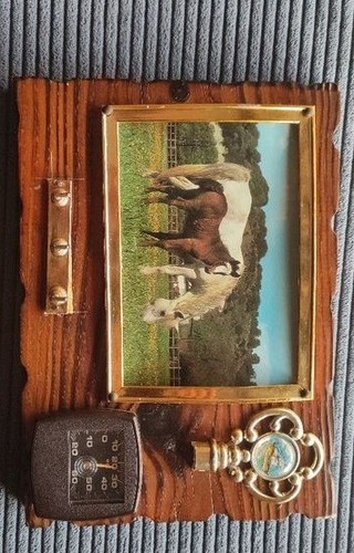 Porte clés mural bois - clés, en