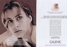 PUBLICITE ADVERTISING 114 1993 Galénic  cosmétiques ( 2p)