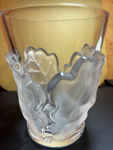 Vase cristal lalique signé - vase,
