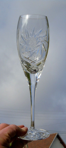 Flûte champagne cristal - flûte, à