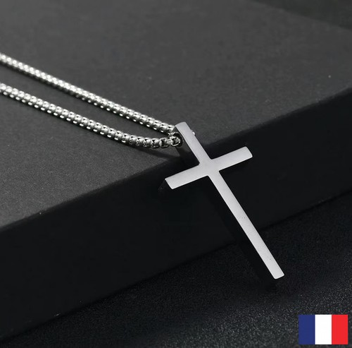 Pendentif collier chaine croix - pendentif,
