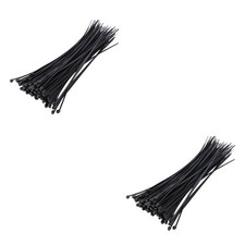 1/2/3 100 pcs attaches de câble 3 x 150 mm réutilisable standard autobloquant