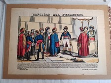 IMAGE D'EPINAL - IMP PELLERIN - NAPOLEON AUX PYRAMIDES- 63,3/42,3 cm.