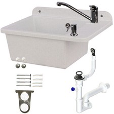 Lavabo gris 51cm siphonne