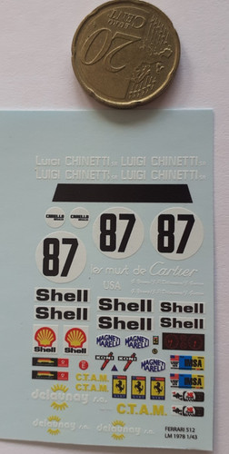 Decalcomanie decals 43 - decalcomanie, 1/43