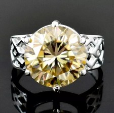 5 CT Champagne Traitée Bague