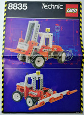 Notice Vintage LEGO Technic 8835 Forklift Chariot élévateur - Instructions only