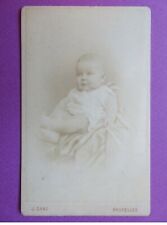 058 - Bébé potelet yeux clairs - J. Ganz - Bruxelles - Av 1900