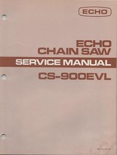 ECHO CHAIN SAW SERVICE MANUAL
