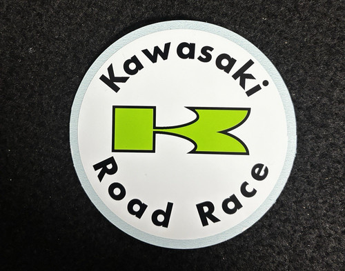 Kawasaki road racing sticker - road,