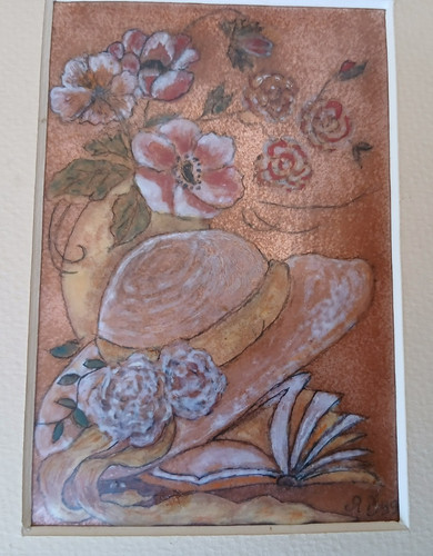 Anciene belle peinture naive - anciene,