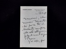Paul REYNAUD - lettre