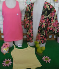 lot 12 vêtements enfant 12 ans fille,pantacourt + tee-shirt,tunique,sweat,top ..