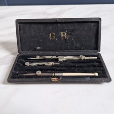 Ancien Compas Dans Sa Boîte