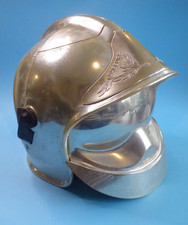 SEAU A GLACONS CASQUE DE POMPIERS en plastique GALLET vintage used ice bucket