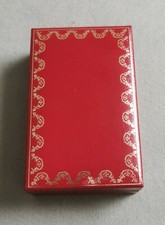 Cartier Briquet En Cuir Rouge