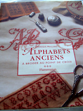 ALPHABETS ANCIENS A BRODER AU POINT DE CROIX VERONIQUE MAILLARD FLAMMARION