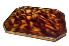 Plateau Maison Mercier pexiglas  motif écaille de tortue vintage 1970 Lucite